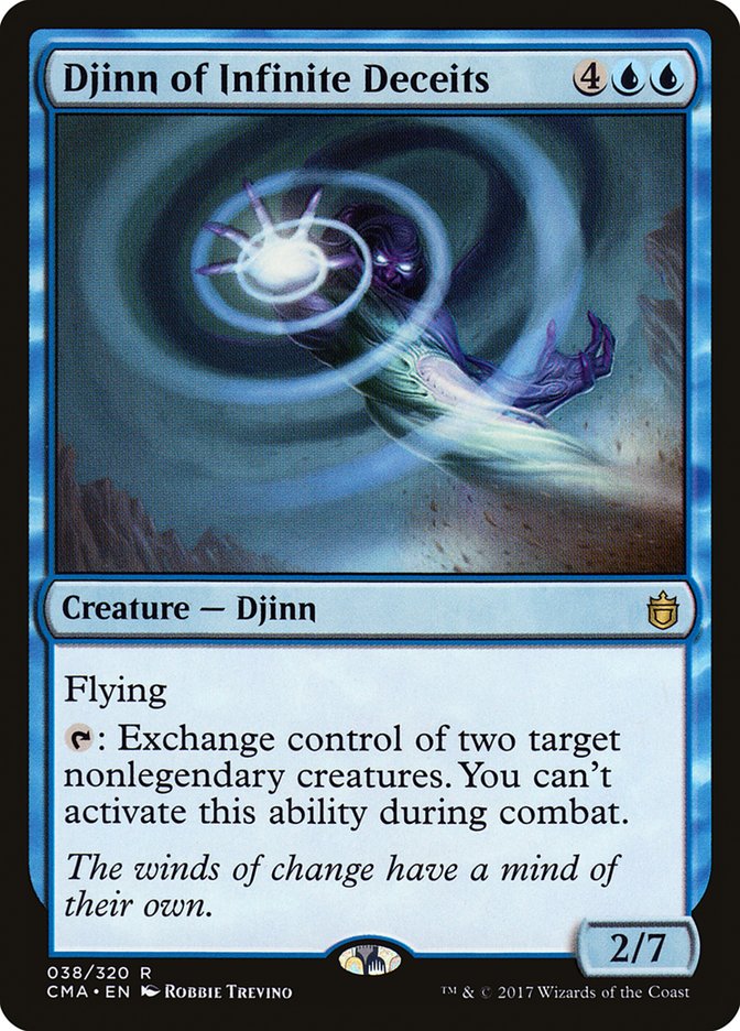 Djinn of Infinite Deceits / Djinn of Infinite Deceits - Magic: The Gathering - MoxLand