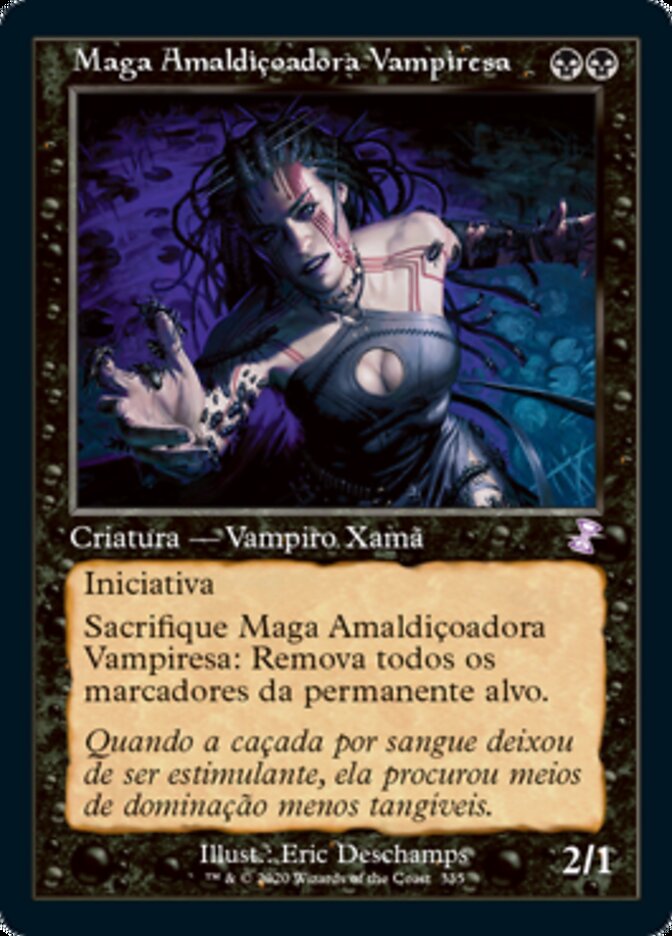 Maga Amaldiçoadora Vampiresa / Vampire Hexmage - Magic: The Gathering - MoxLand