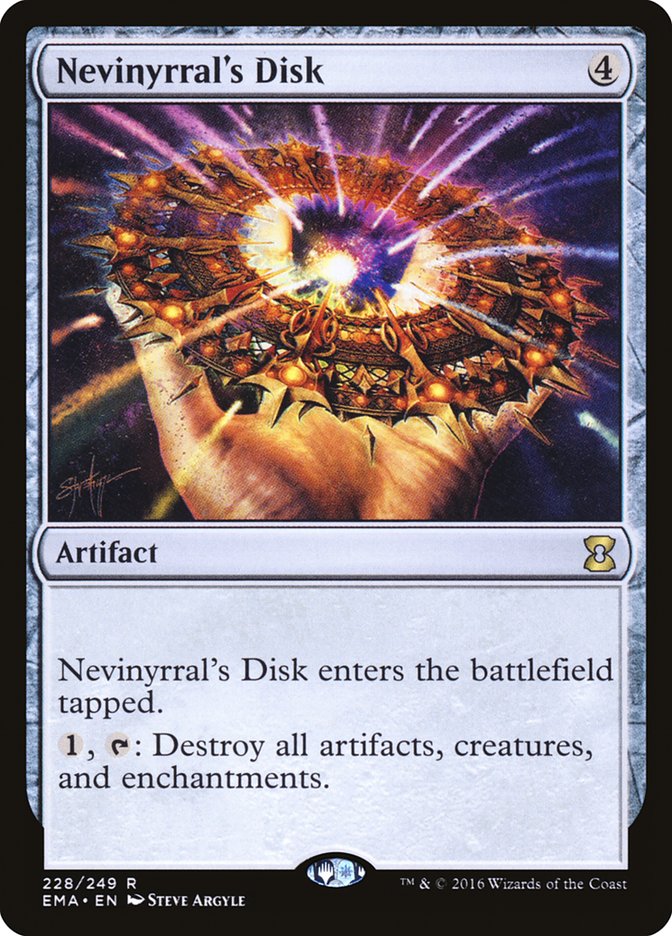 Disco de Nevinyrral / Nevinyrral's Disk - Magic: The Gathering - MoxLand