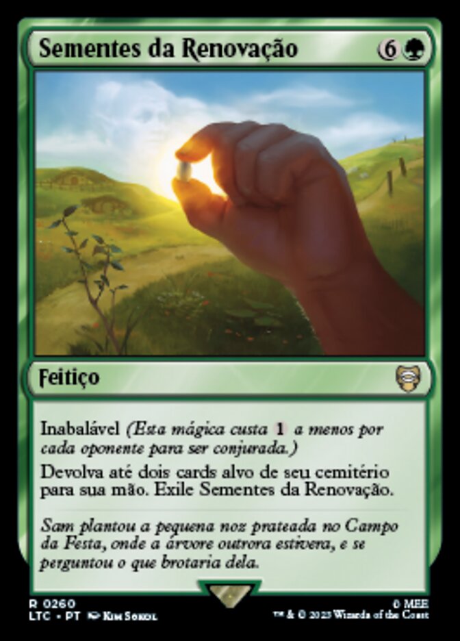 Sementes da Renovação / Seeds of Renewal - Magic: The Gathering - MoxLand