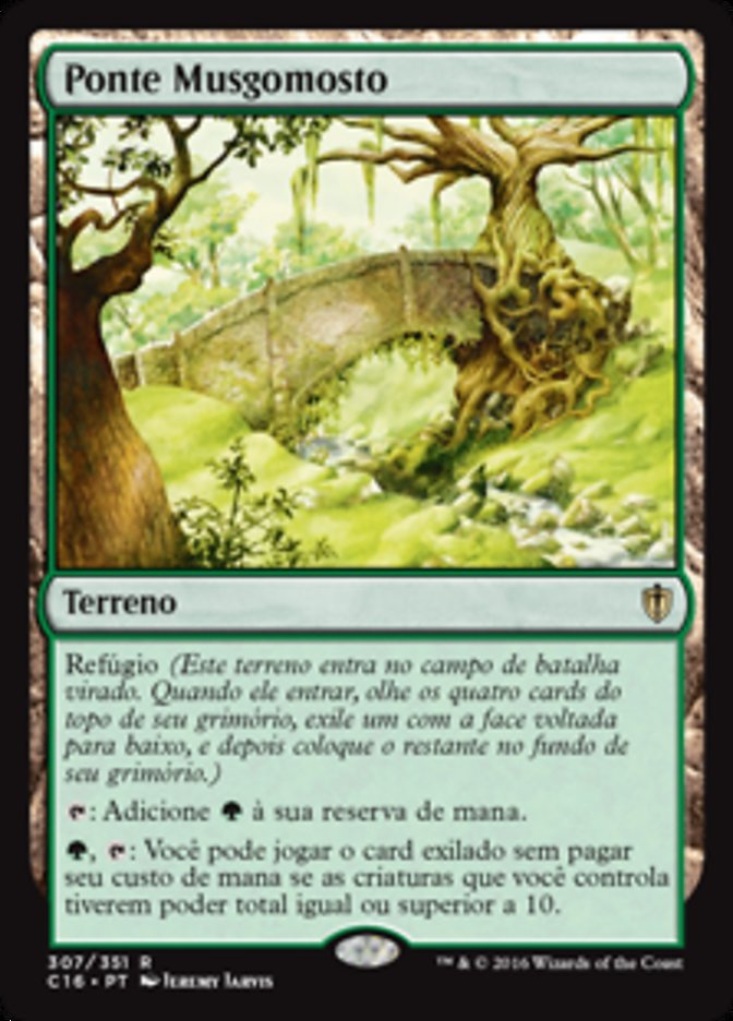 Ponte Musgomosto / Mosswort Bridge - Magic: The Gathering - MoxLand