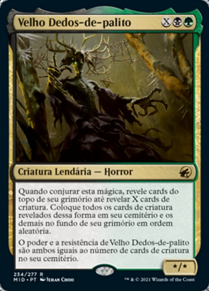 Velho Dedos-de-palito / Old Stickfingers - Magic: The Gathering - MoxLand