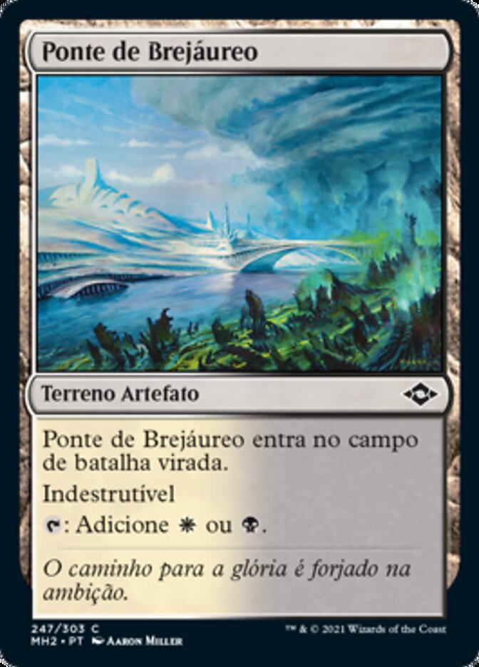 Ponte de Brejáureo / Goldmire Bridge - Magic: The Gathering - MoxLand