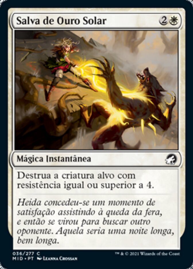 Salva de Ouro Solar / Sungold Barrage - Magic: The Gathering - MoxLand