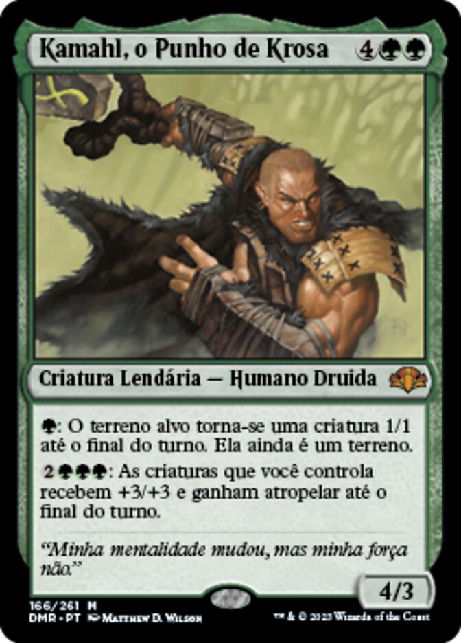 Kamahl, o Punho de Krosa / Kamahl, Fist of Krosa - Magic: The Gathering - MoxLand