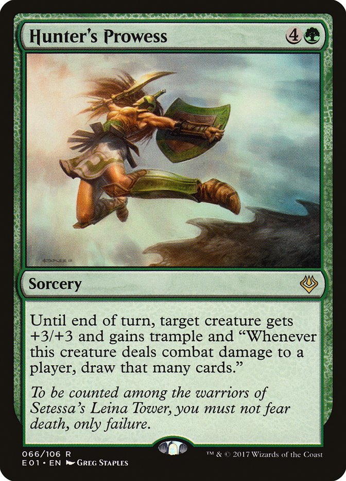 Maestria do Caçador / Hunter's Prowess - Magic: The Gathering - MoxLand