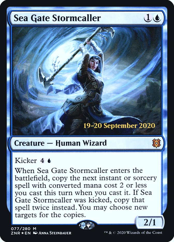 Evocadora de Tormenta de Portão / Sea Gate Stormcaller - Magic: The Gathering - MoxLand