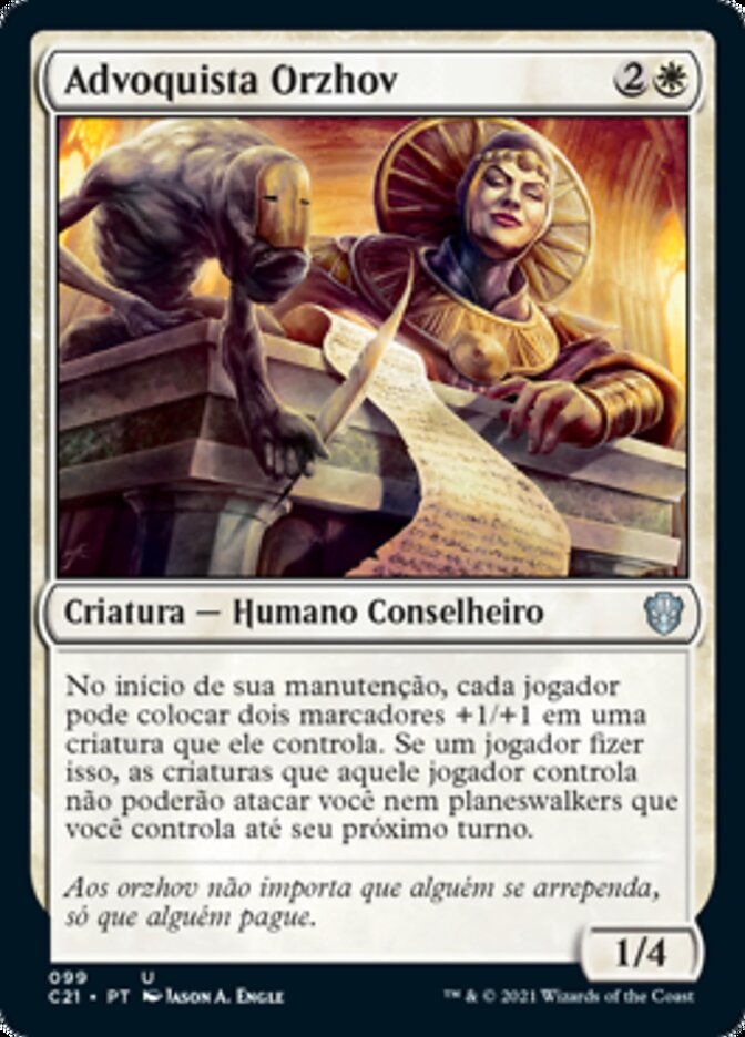 Advoquista Orzhov / Orzhov Advokist - Magic: The Gathering - MoxLand