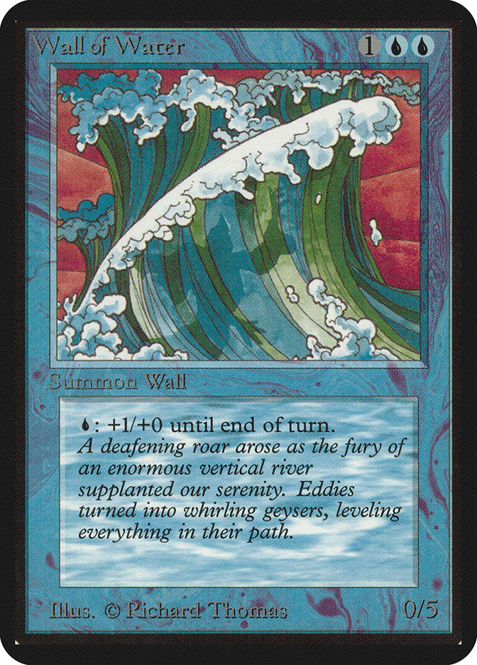 Barreira de Água / Wall of Water - Magic: The Gathering - MoxLand