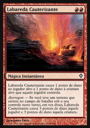 Labareda Cauterizante / Searing Blaze - Magic: The Gathering - MoxLand