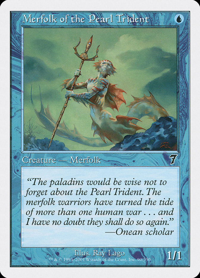 Tritões do Tridente Perolado / Merfolk of the Pearl Trident - Magic: The Gathering - MoxLand