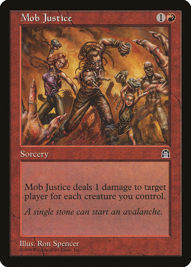 Justica da Turba / Mob Justice - Magic: The Gathering - MoxLand