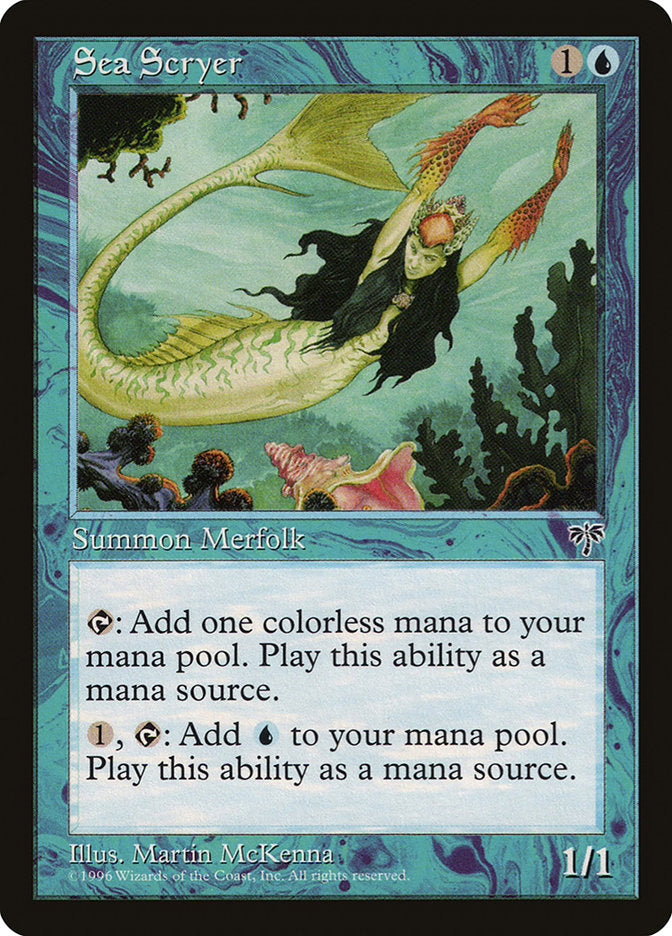 Áuspice do Mar / Sea Scryer - Magic: The Gathering - MoxLand