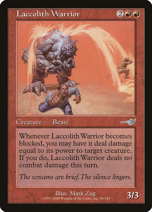 Guerreiro Lacólito / Laccolith Warrior - Magic: The Gathering - MoxLand