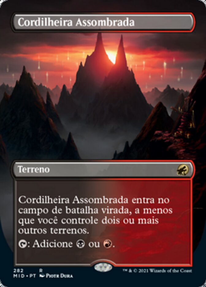 Cordilheira Assombrada / Haunted Ridge - Magic: The Gathering - MoxLand