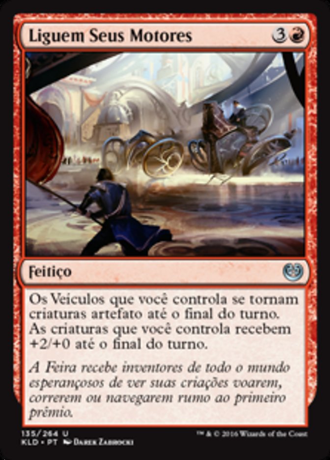 Liguem Seus Motores / Start Your Engines - Magic: The Gathering - MoxLand