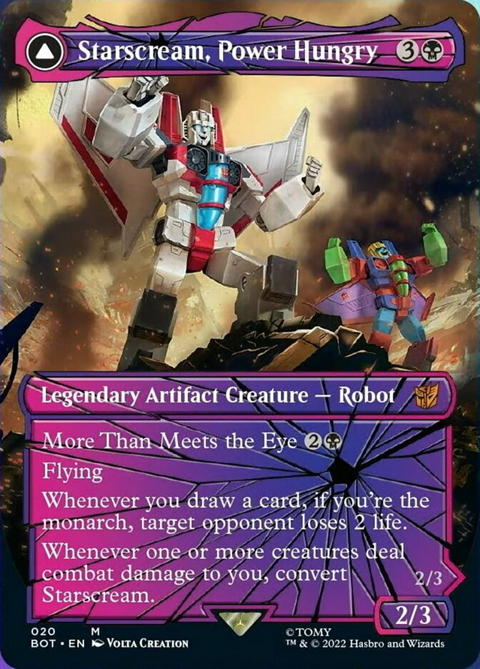 Starscream, Faminto por Poder / Starscream, Power Hungry - Magic: The Gathering - MoxLand