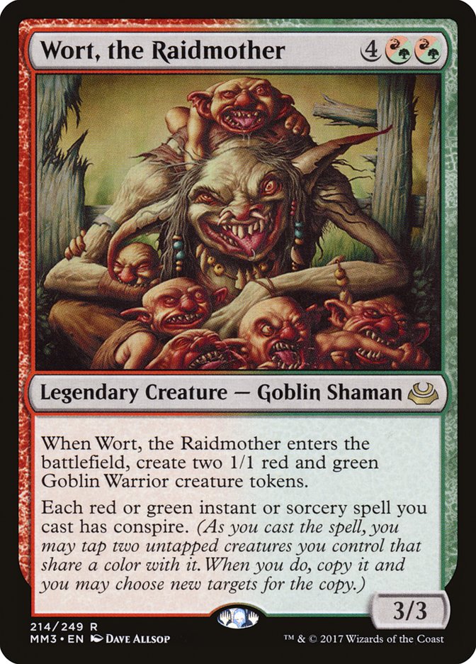 Mosto, a Mãe-de-Ataque / Wort, the Raidmother - Magic: The Gathering - MoxLand