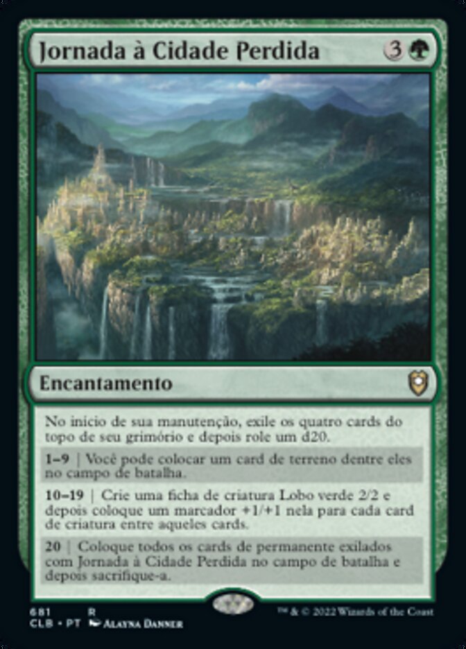 Jornada à Cidade Perdida / Journey to the Lost City - Magic: The Gathering - MoxLand