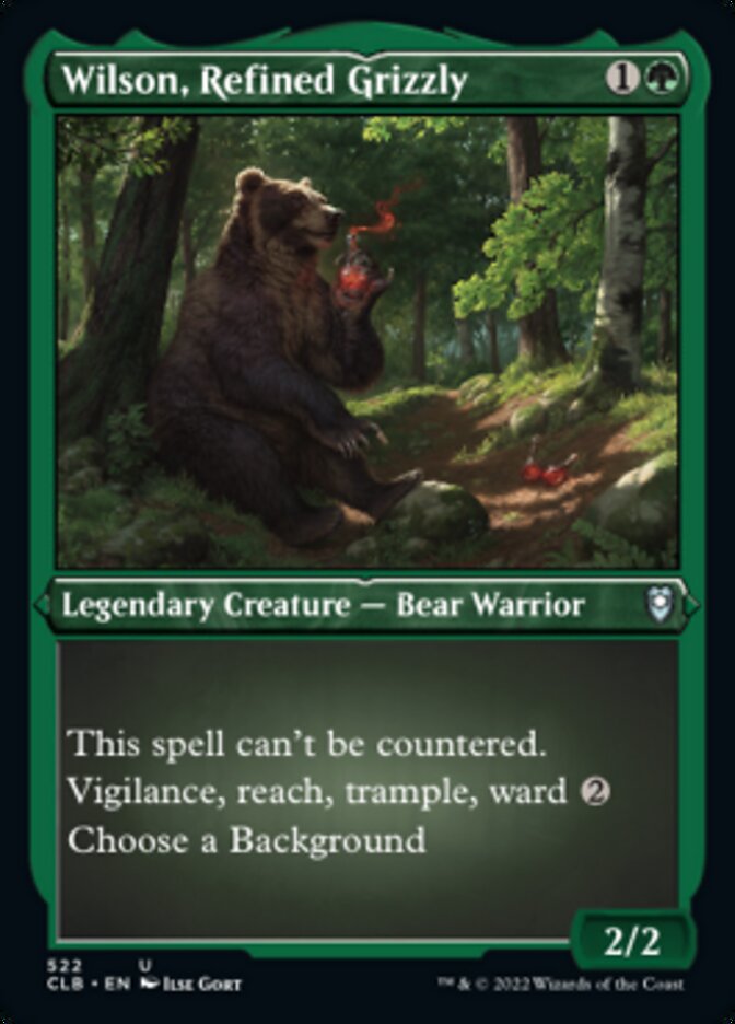 Wilson, Urso Pardo Refinado / Wilson, Refined Grizzly - Magic: The Gathering - MoxLand