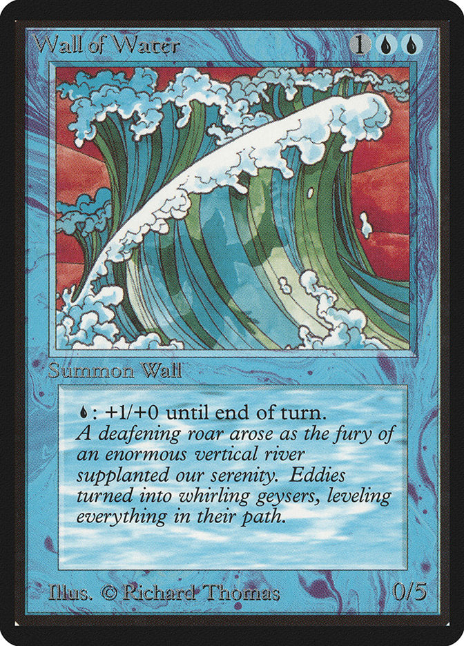 Barreira de Água / Wall of Water - Magic: The Gathering - MoxLand