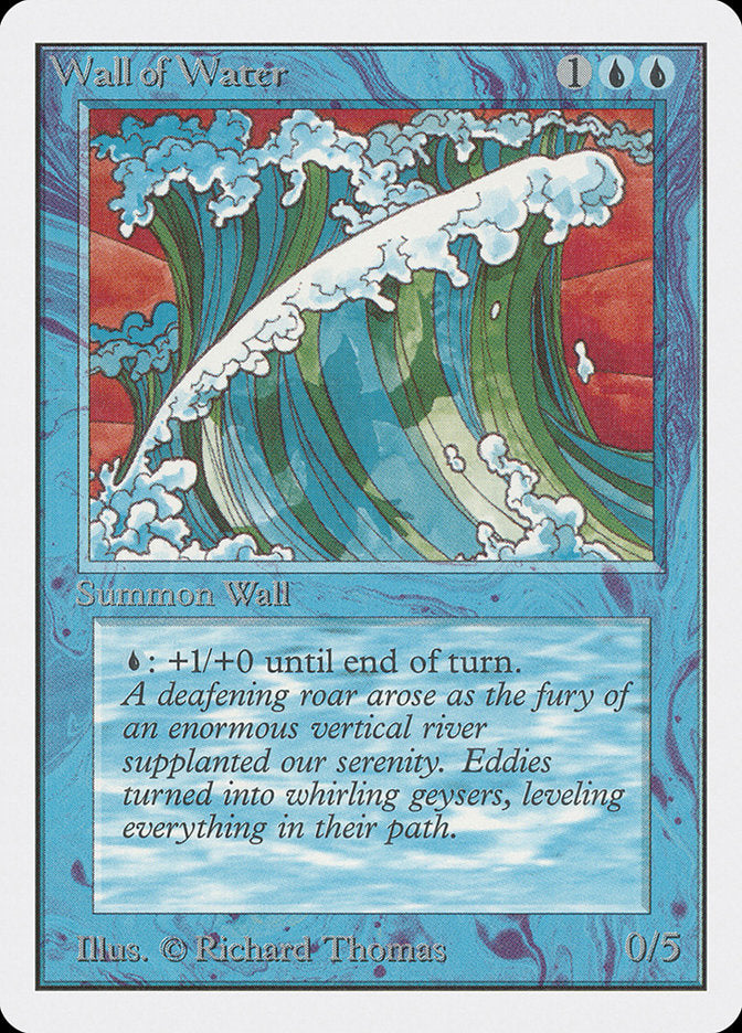 Barreira de Água / Wall of Water - Magic: The Gathering - MoxLand