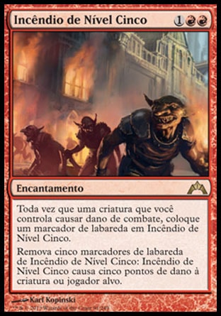 Incêndio de Nível Cinco / Five-Alarm Fire - Magic: The Gathering - MoxLand