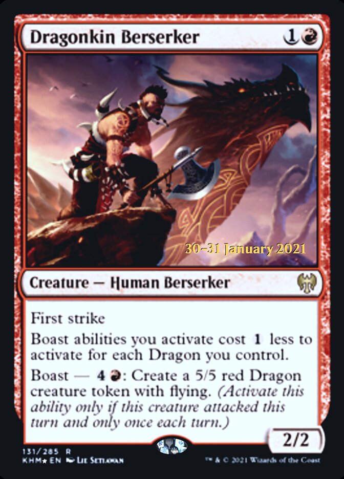 Amoque Draconeo / Dragonkin Berserker - Magic: The Gathering - MoxLand