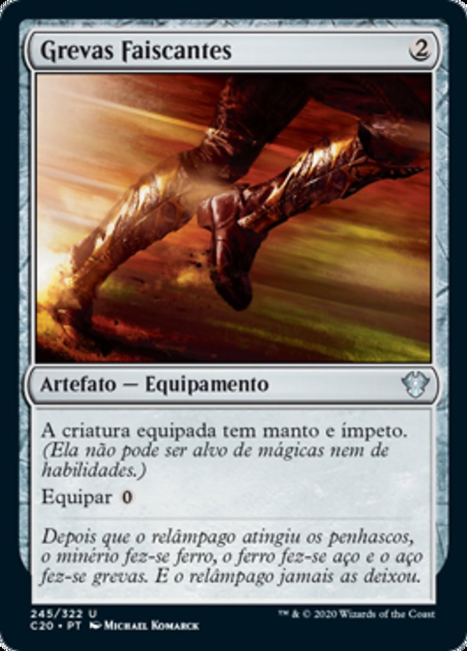 Grevas Faiscantes / Lightning Greaves - Magic: The Gathering - MoxLand