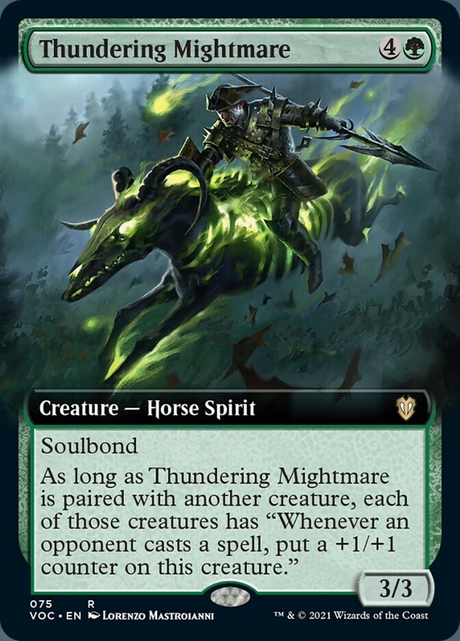 Pesadelo da Força Trovejante / Thundering Mightmare - Magic: The Gathering - MoxLand