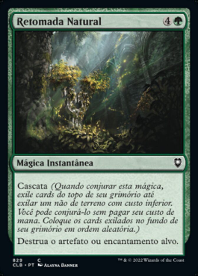 Retomada Natural / Natural Reclamation - Magic: The Gathering - MoxLand