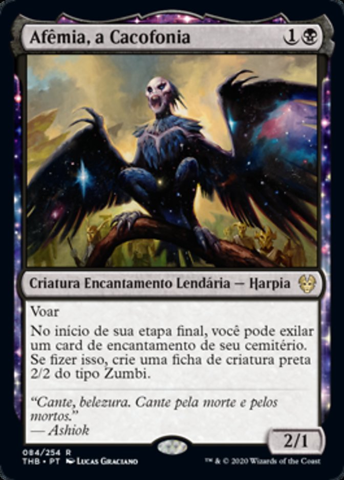 Afêmia, a Cacofonia / Aphemia, the Cacophony - Magic: The Gathering - MoxLand