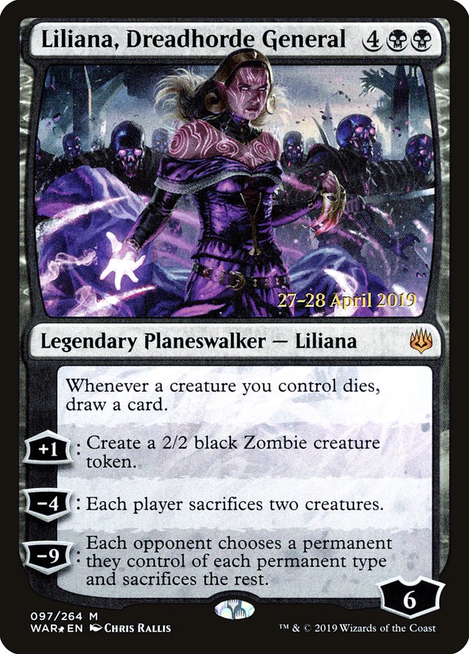 Liliana, General da Horda Medonha / Liliana, Dreadhorde General - Magic: The Gathering - MoxLand