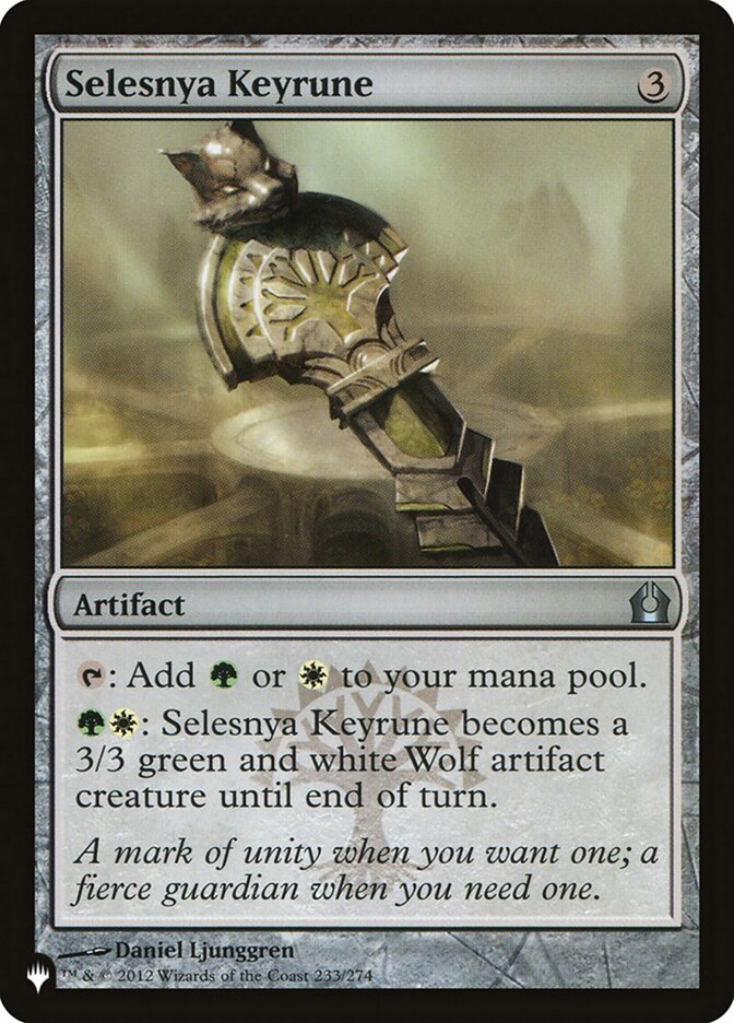 Chave Rúnica Selesnya / Selesnya Keyrune - Magic: The Gathering - MoxLand