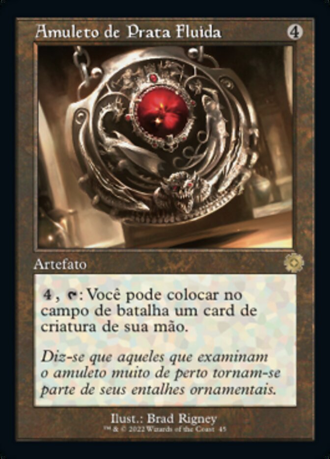 Amuleto de Prata Fluida / Quicksilver Amulet - Magic: The Gathering - MoxLand