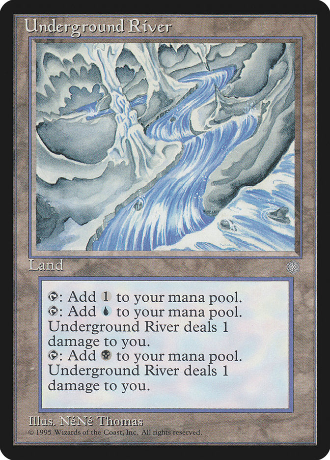 Rio Subterrâneo / Underground River - Magic: The Gathering - MoxLand