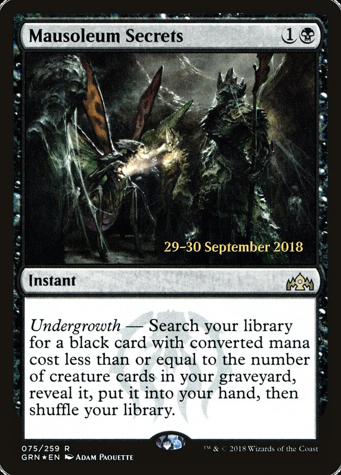 Segredos do Mausoléu / Mausoleum Secrets - Magic: The Gathering - MoxLand