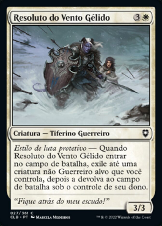 Resoluto do Vento Gélido / Icewind Stalwart - Magic: The Gathering - MoxLand