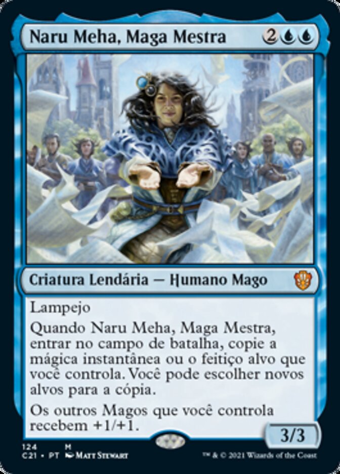 Naru Meha, Maga Mestra / Naru Meha, Master Wizard - Magic: The Gathering - MoxLand