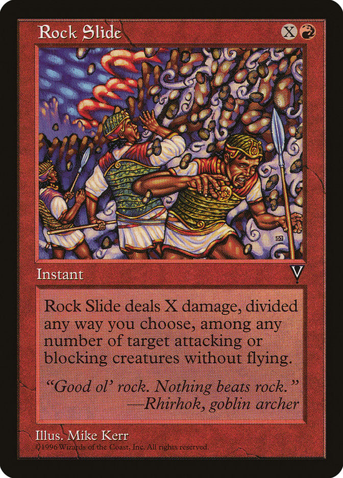 Deslizamento de Pedras / Rock Slide - Magic: The Gathering - MoxLand