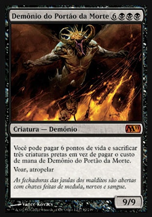 Demônio do Portão da Morte / Demon of Death's Gate - Magic: The Gathering - MoxLand