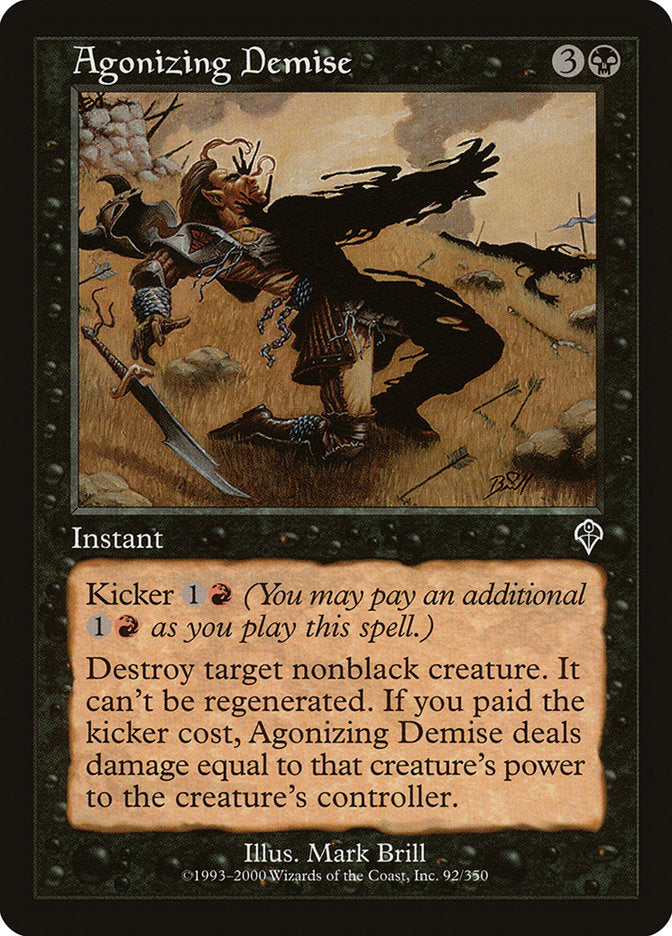 Morte Agonizante / Agonizing Demise - Magic: The Gathering - MoxLand