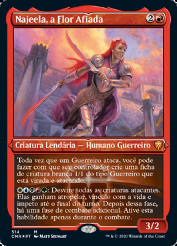 Najeela, a Flor Afiada / Najeela, the Blade-Blossom - Magic: The Gathering - MoxLand