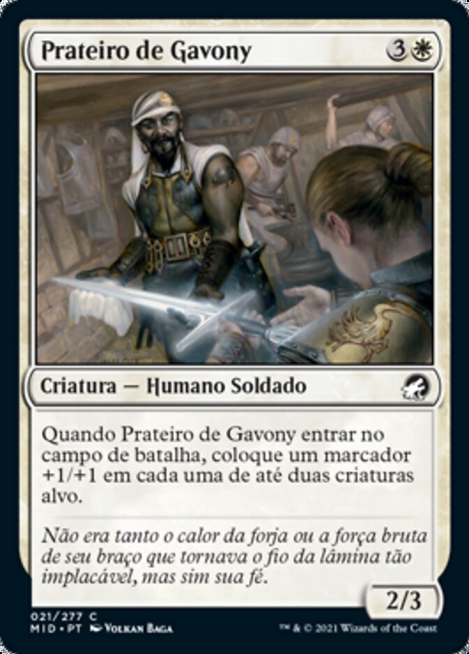 Prateiro de Gavony / Gavony Silversmith - Magic: The Gathering - MoxLand