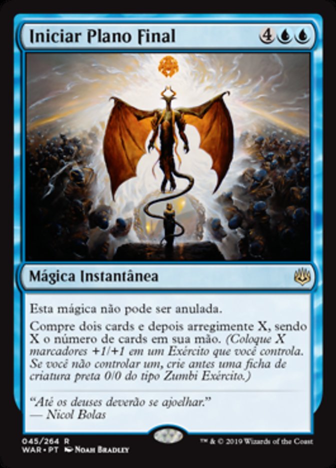 Iniciar Plano Final / Commence the Endgame - Magic: The Gathering - MoxLand