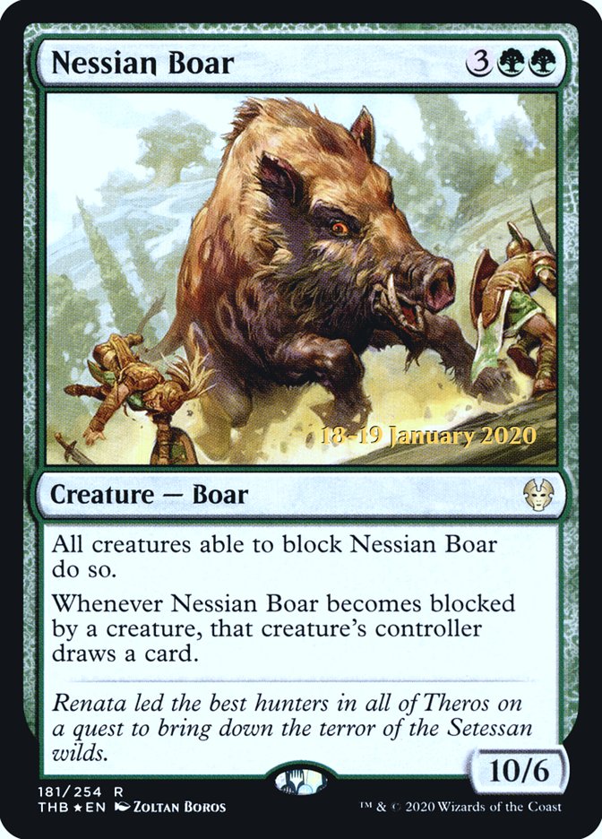 Javali Nessiano / Nessian Boar - Magic: The Gathering - MoxLand