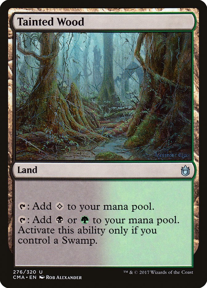 Floresta Contaminada / Tainted Wood - Magic: The Gathering - MoxLand