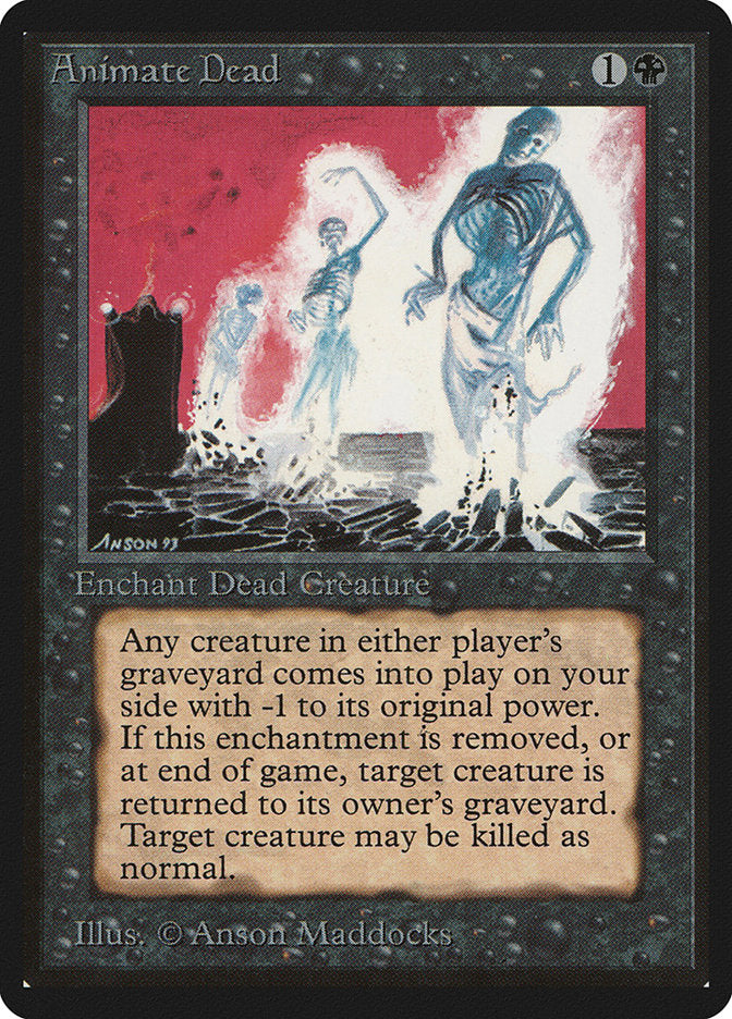 Reviver Cadáver / Animate Dead - Magic: The Gathering - MoxLand