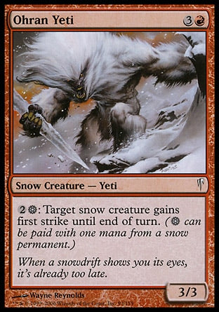 Yeti de Ohran / Ohran Yeti - Magic: The Gathering - MoxLand