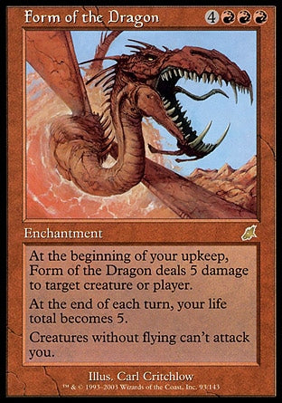 Forma do Dragão / Form of the Dragon - Magic: The Gathering - MoxLand